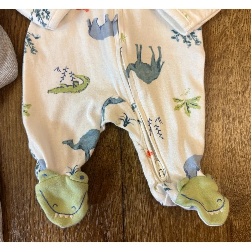 Carters Baby Boy Preemie Lot Sleepers Rompers Outfits Clothes Reborn‎ Alligator